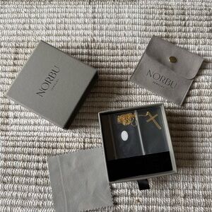 NORBU Gold Cross Necklace NWT
